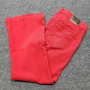Luisa Cerano Women's Trousers Jeans Pants size 12 Wide leg Pink